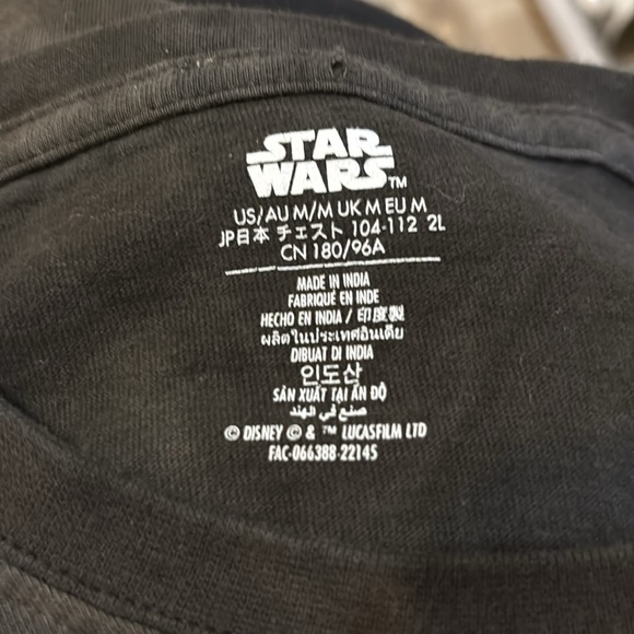 Star Wars Long Sleeve Shirt Darth Vader/Anakin Size M - Picture 11 of 13